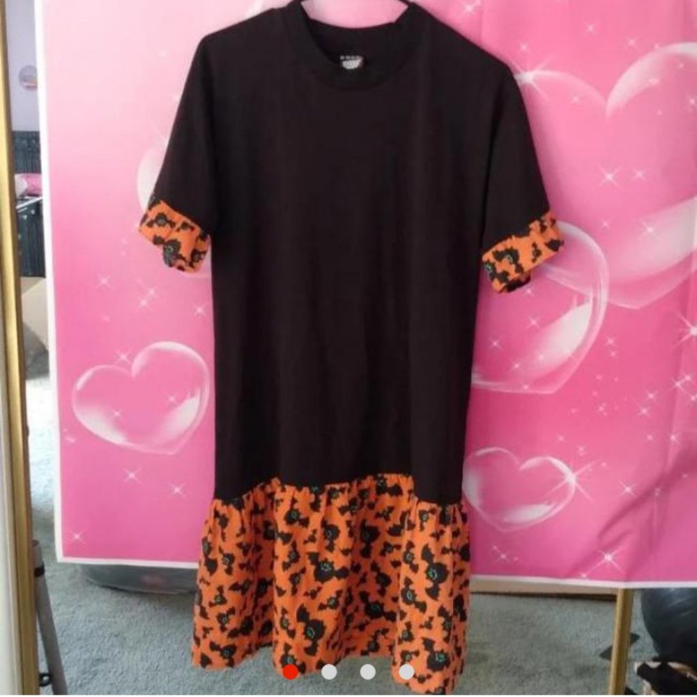 BAT T-SHIRT DRESS 🎃🦇